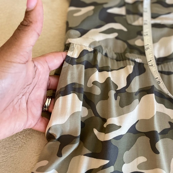 Torrid Sleeveless Zip Front Camo Shirt Dress - Sizes 1X & 2X - Picture 14 of 16